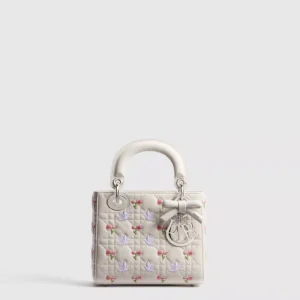 Mini Lady Dior Dioramour bag with chain