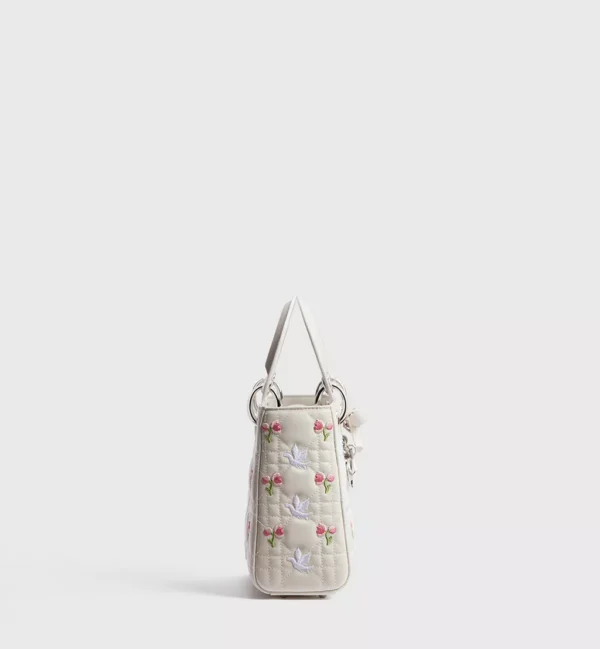 Mini Lady Dior Dioramour bag with chain alternative view