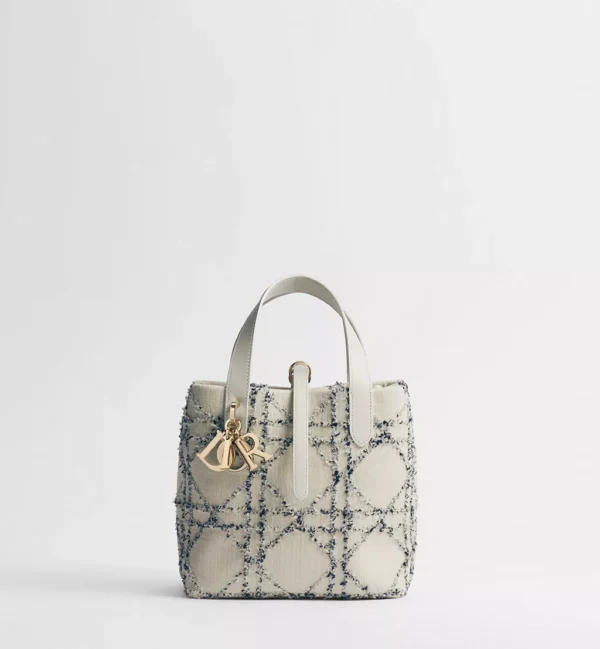 Small Dior Toujours Vertical Tote Bag