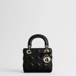 Mini Lady Dior bag with chain