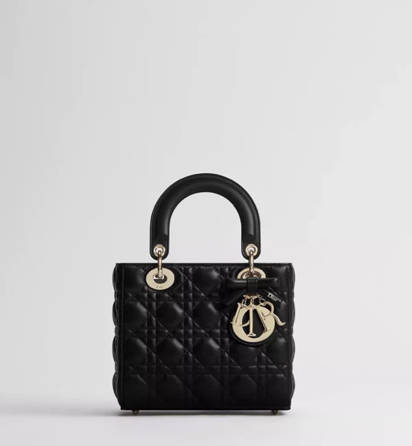 Small Lady Dior bag with shoulder strap