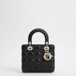 Small Lady Dior My ABCDior Bag Black Cannage Lambskin — image 1