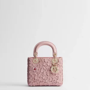 Mini Lady Dior bag with shoulder strap