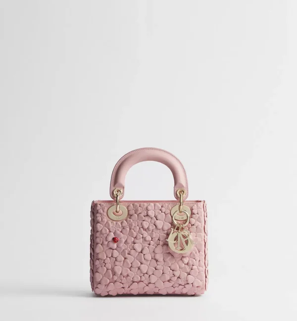 Mini Lady Dior bag with shoulder strap