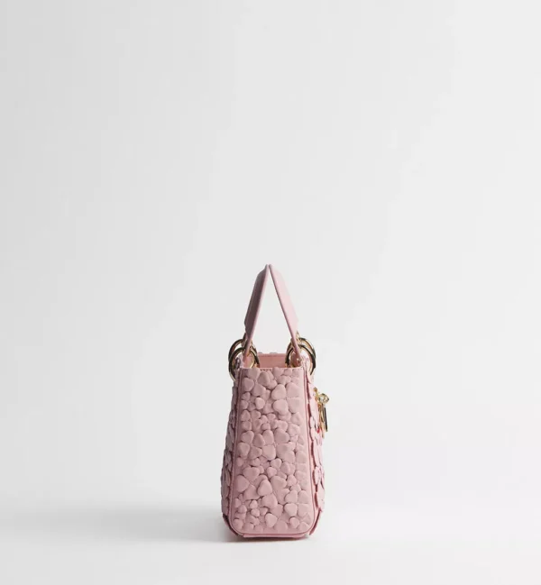 Mini Lady Dior bag with shoulder strap alternative view